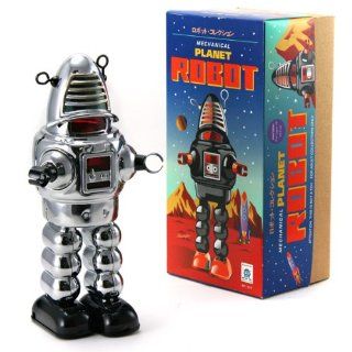 Schylling Chrome Planet Robot Toys & Games