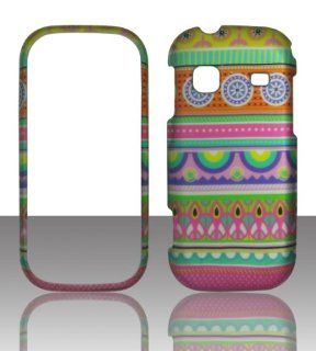 2D Green Circle Tribal Samsung Gravity TXT T379 T Mobile Case Cover Hard Phone Case Snap on Cover Rubberized Touch Protector Faceplates Cell Phones & Accessories