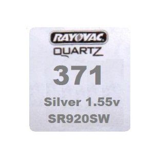 Rayovac  Button Cell Watch Battery   Type 371 Health & Personal Care