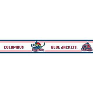 Columbus Blue Jackets Wallborder   5.5x15