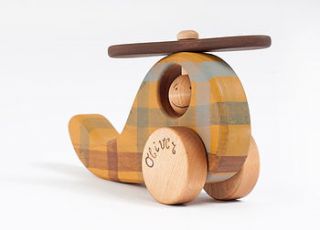 personalised wooden helicopter by wooden toy gallery