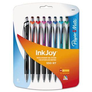InkJoy 550 Retractable Ballpoint Pens, Medium Point, Assorted Ink Colors, 8 Pack  Ballpoint Pens 