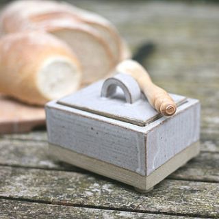 butter dish by tom butcher ceramics