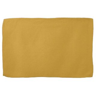 Mustard Seed Dark Yellow Background. Fashion Color Towel