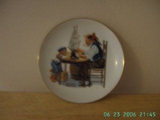 COLLECTOR PLATE "FOR A GOOD BOY" BY NORMAN ROCKWELL 1984  Commemorative Plates  