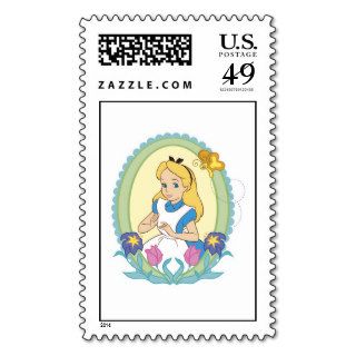 Alice in Wonderland Portrait Disney Postage Stamps
