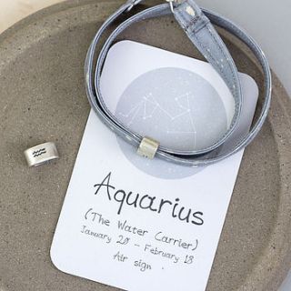 star sign charm bracelet by notes