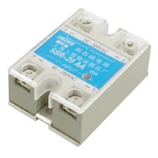 Amico SSR 20AA AC to AC Covered Solid State Module Relay AC 80 250V AC 24 380V Automotive