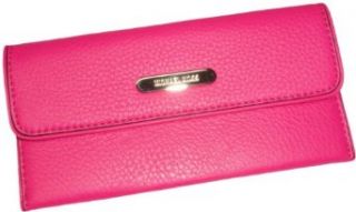 Women's Michael Kors Austin Flat Continental Leather Wallet Zinnia