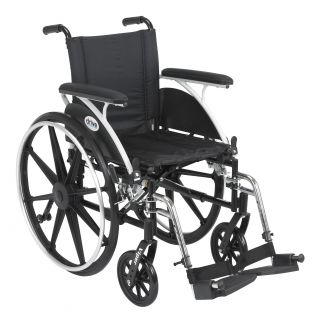 Viper Lightweight Wheelchair With Various Flip Back Desk Arm Styles And Front Rigging Options