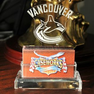 Vancouver Canucks NHL Desktop Business Card Holder