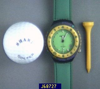 Sharp Golf Watch with Stroke Counter and TotalScore Keeper —