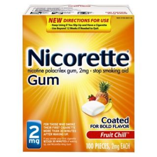 Nicorette Gum Fruit Chill 2mg