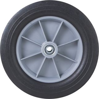Martin Flat Free Solid Rubber Tire and Poly Wheel — 8 x 250 Tire, Model# ZP182RT-2C2  Flat Free Hand Truck Wheels