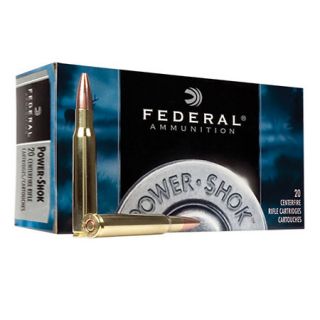 Federal Premium Power Shok Centerfire 7MM Rem Mag 150 gr. SP Rifle Ammo 443206