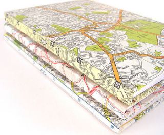 london street map notepad by bombus