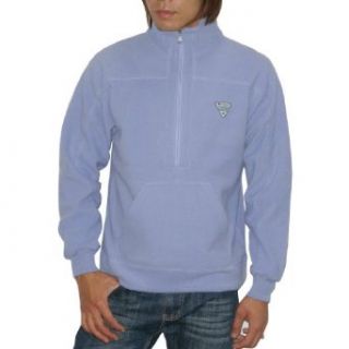 Mens Champion Athletic Warm Half Zip Pullover Sweatshirt Jacket (X Large/Powder Blue) at  Mens Clothing store Outerwear