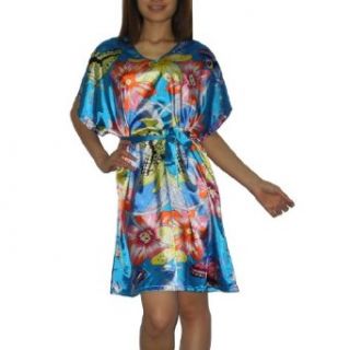 SILK COUTURE Womens Silk Long Free Flowing Blouse Top / Casual Dress (Size M L)