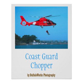 Coast Guard Chopper Poster