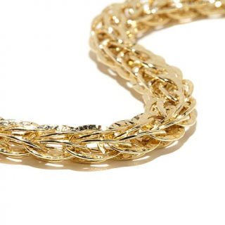 Michael Anthony Jewelry® 10K Woven Oval Link Bracelet