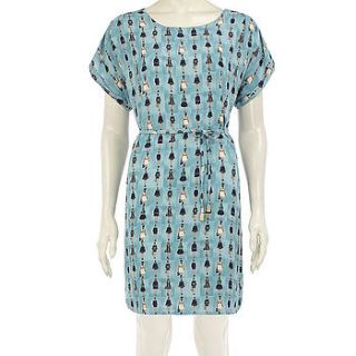 comic pattern dress by jolie moi