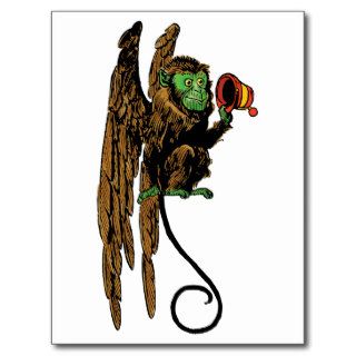 Vintage Wizard of Oz; Evil Flying Monkey Hat Post Card