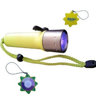 HQRP Ultraviolet Portable Underwater Night Dive LED Torch / Flashlight / Blacklight, 390 nM 3W UV + HQRP UV Meter Sports & Outdoors