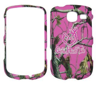 Samsung Freeform 4 SCH R390 R390X R390C (US Cellular) Comment 2 Case Cover Phone Snap on Accessory Cases Protector Faceplates PINK REAL TREE GIRLS HUNTER Cell Phones & Accessories