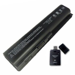 12 Cell Battery for HP Pavilion dv5 1003cl dv5 1003nr dv5 1003tx dv5 1004ax dv5 1004nr with All In One Card Reader Computers & Accessories