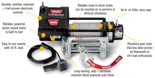 WARN Truck Winch — 12,000Lb. Pulling Capacity, Model# VR12000  12,000 Lb. Capacity   Above Winches
