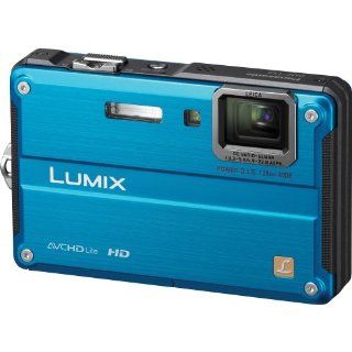 Panasonic Lumix DMC TS2 14.1 MP Waterproof Digital Camera with 4.6x Optical Image Stabilized Zoom with 2.7 Inch LCD (Blue)  Point And Shoot Digital Cameras  Camera & Photo