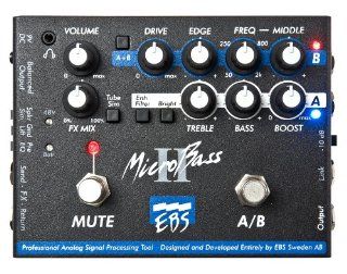 EBS MicroBass Two Channel Pro Bass Pre Amp Musical Instruments