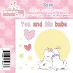 Crafters Companion Strawberry Kisses Babe EZmount Cling Stamp Set