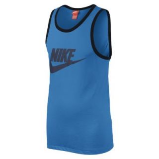 Nike Ace Logo Mens Tank Top   Light Photo Blue