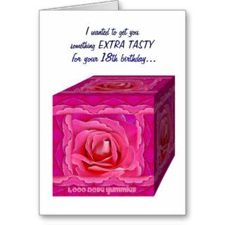 18th BIrthday Card   Rose Gift Box   FUNNY