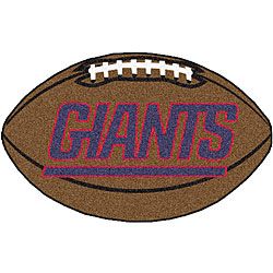 New York Giants Football Mat (22 In. X 35 In.)