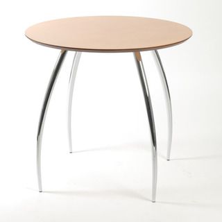 Euro Style 30 inch Natural Round Bistro Table Euro Style Dining Tables