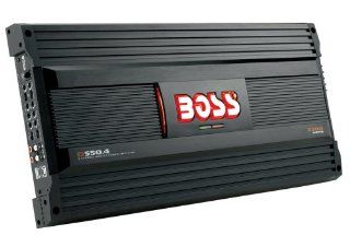 Boss Audio D550.4 MOSFET Bridgeable 4 Channel Power Amplifier  Vehicle Multi Channel Amplifiers 
