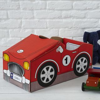 personalised cardboard toy car by nubie modern kids boutique