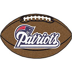 New England Patriots Football Mat (22 In. X 35 In.)