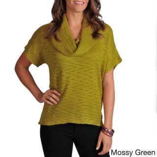 Grace Elements Grace Elements Womens Short Sleeve Knit Sweater Green Size L (12  14)