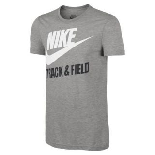 Nike Track And Field Exploded Mens T Shirt   Dark Grey Heather