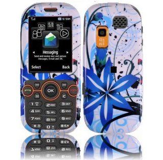 Blue Splash Design Hard Case Cover for Samsung Gravity 2 T469 T404G Cell Phones & Accessories