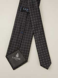 Lanvin Geometric Jacquard Tie   Idrisi