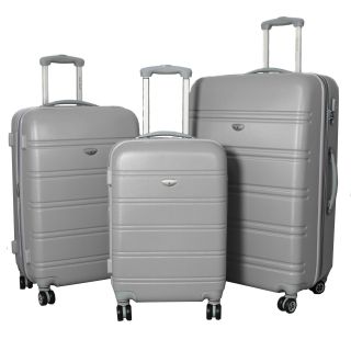 American Getaway 3 piece Lightweight Expandable Hardside Spinner Luggage Set