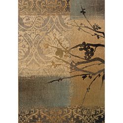 Messina Gold/ Grey Transitional Area Rug (910 X 129)