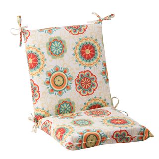 Pillow Perfect Outdoor Fairington Aqua Squared Chair Cushion