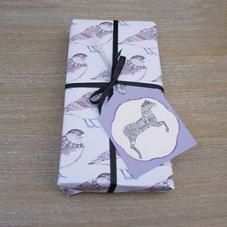 illustrated horse gift tags by prism of starlings