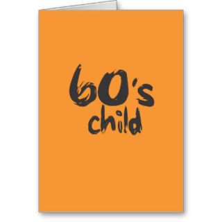 60's Child Age Card
