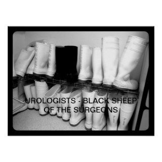 UROLOGISTS   BLACK SHEEP OF THE SURGEONS POSTER